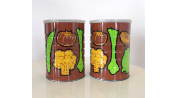 1970's Vegetable Motif Limited Edition Coffee Tins With Lids - FREE SHIPPING ►tworlddesign.etsy.com/listing/528019…………… — #storage #1970s #kitchenware #collectible #uniquegifts #etsyvintage #filmprops #VintageEtsy #etsyshop #shopetsy #FreeShipping #trendy #vintagecollectible