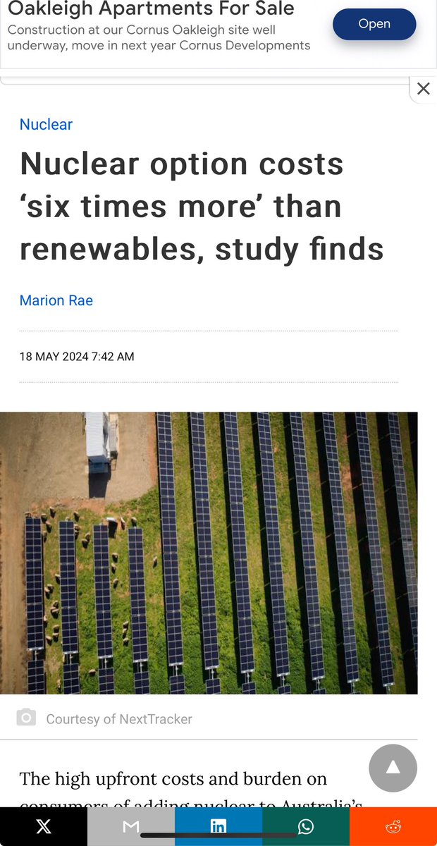 Nuclear fanboys want Aussie businesses and households to have bigger power bills. Fools.