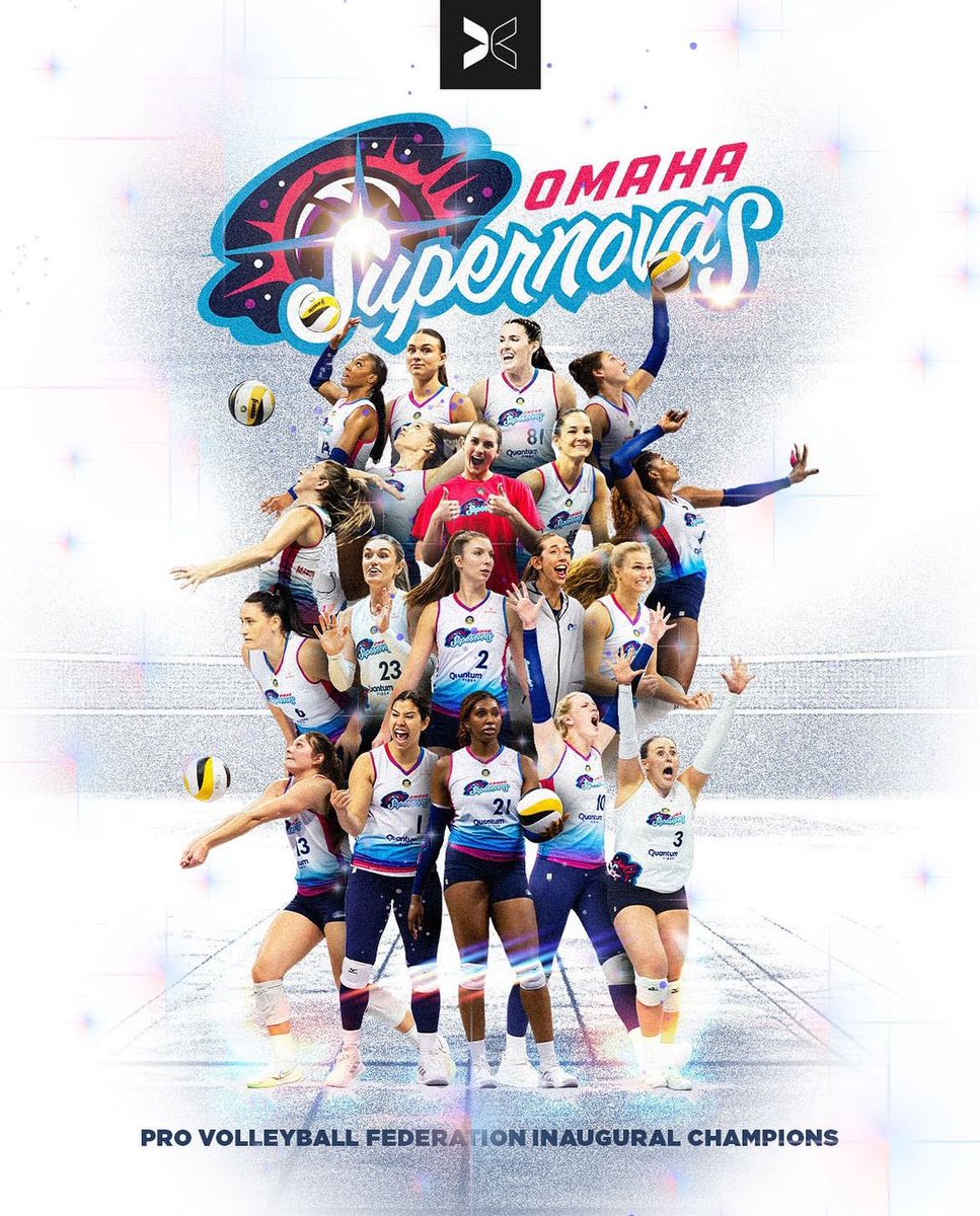 MC_CHASE86's tweet image. Omaha Supernovas! Inaugural Pro Volleyball Federation Champions! @OmahaSupernovas @RealProVB #OmahaSupernovas #RealProVB #Volleyball #Omaha #Nebraska #AndNew #Champions #Championship #ProVolleyball #PVF #OmahaNebraska
