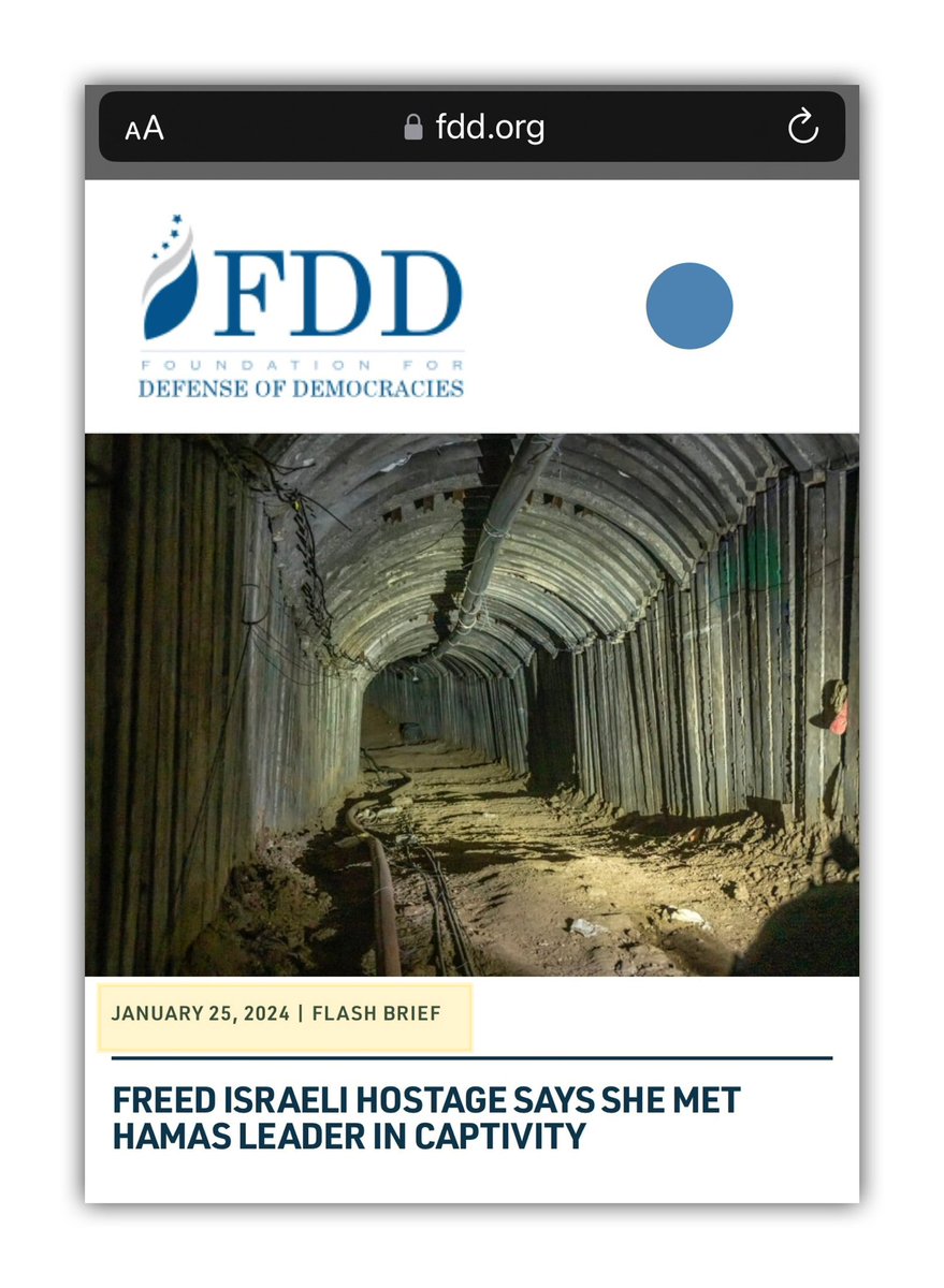 Adam “Propagandist” Milstein claims 👇🏼is a pic from a tunnel discovered under Rafah to justify🇮🇱’s mass murder & says “shame on the US” for trying to tame their genocide.

Except, the Zionist org “Foundation for the Defense of Democracy” (FDD) posted this same pic in January. 🤡