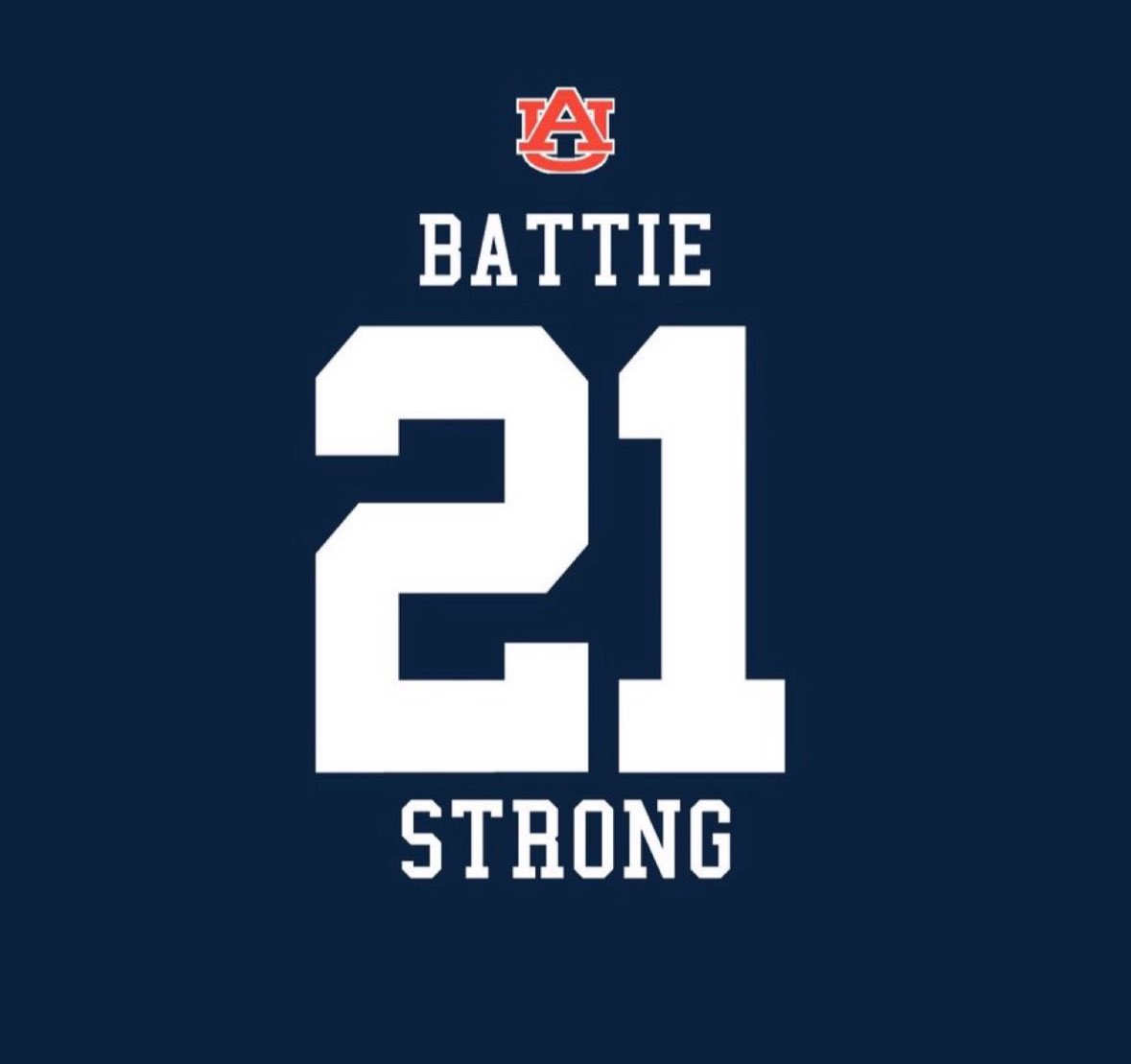 Auburn Family lets pray for Brian and his family 🙏🏿 #BattieStrong