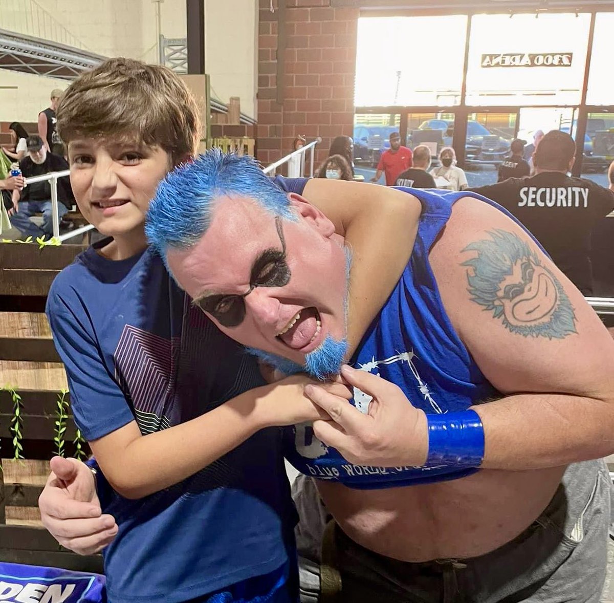 FatherOfBen's tweet photo. @DaveLenoTV @975TheFanatic @PhilaUnion Yo @DaveLenoTV Can you wish a very happy birthday to Phillyโs own, ECW, WWE, and @SonsofBen Legend, @BlueMeanieBWO during the @975TheFanatic broadcast of the @PhilaUnion game? #BlueWorldOrder #DOOP https://t.co/YP1QrdAVct