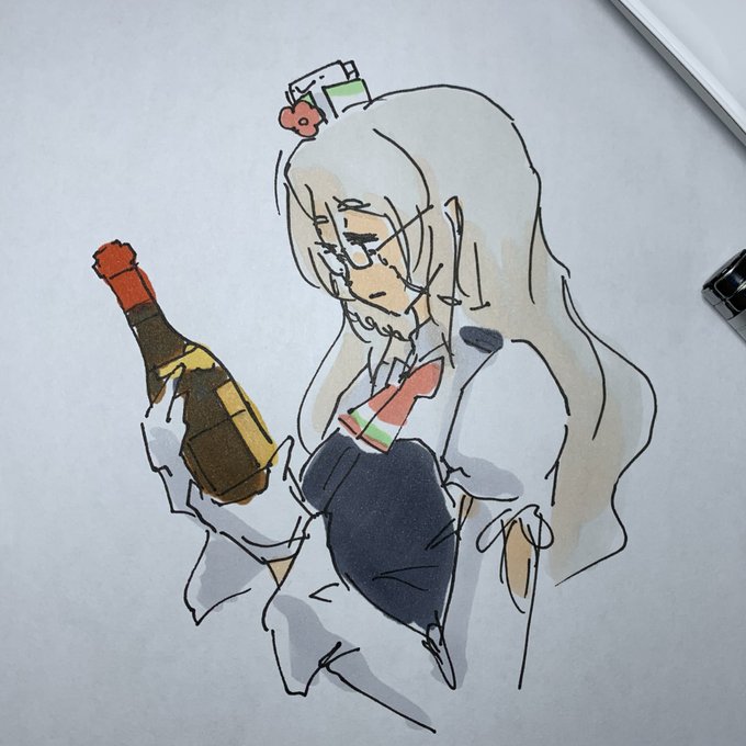 「1girl bottle」 illustration images(Latest)