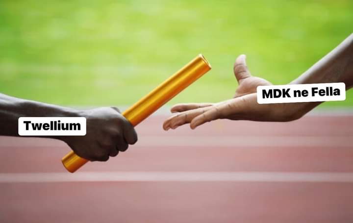 Twellium has passed it on to medikal