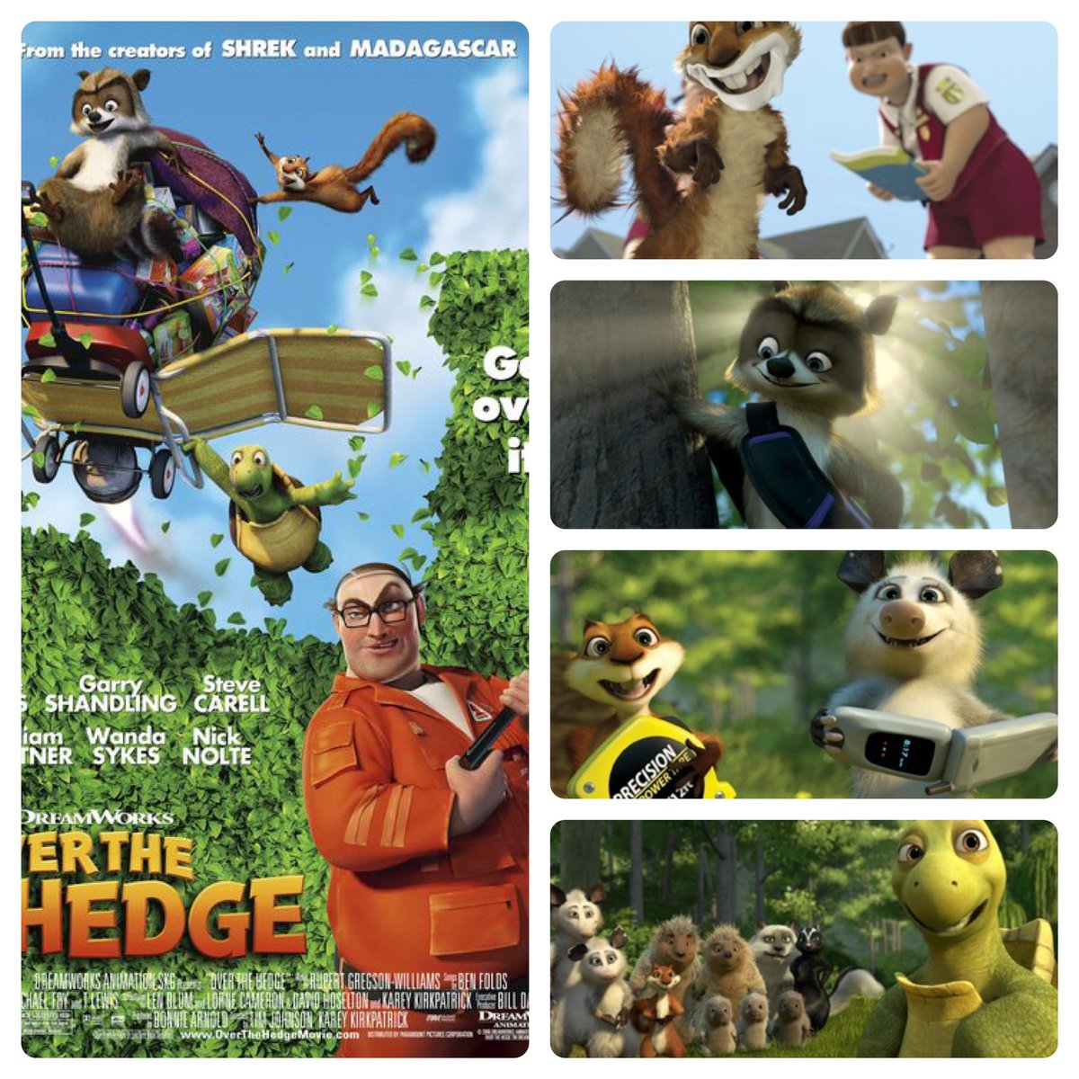 Over the Hedge celebrates 18th anniversary today.
#overthehedge #brucewillis #garryshandling #stevecarell #stevecarrell #williamshatner #wandasykes #nicknolte #paramount #paramountpictures #paramountstudios  #dreamworks #dreamworksanimation #dreamworksanimationstudios #animation