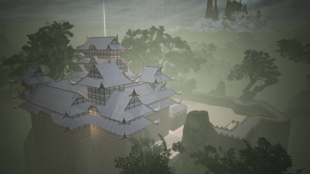 Caiyth's tweet image. Last night we finished @Funcom @ConanExiles 6th anniversary challenge build of Himeji castle, the sped up video is now up on Youtube. Go watch 🥰😊I really enjoyed doing this build! 😁 #FuncomCreator #ConanExiles
