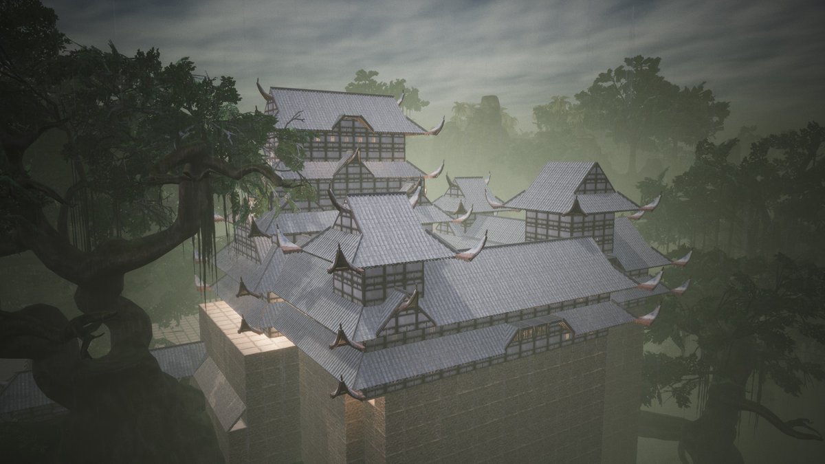 Last night we finished @Funcom @ConanExiles 6th anniversary challenge build of Himeji castle, the sped up video is now up on Youtube. Go watch 🥰😊I really enjoyed doing this build! 😁 #FuncomCreator #ConanExiles