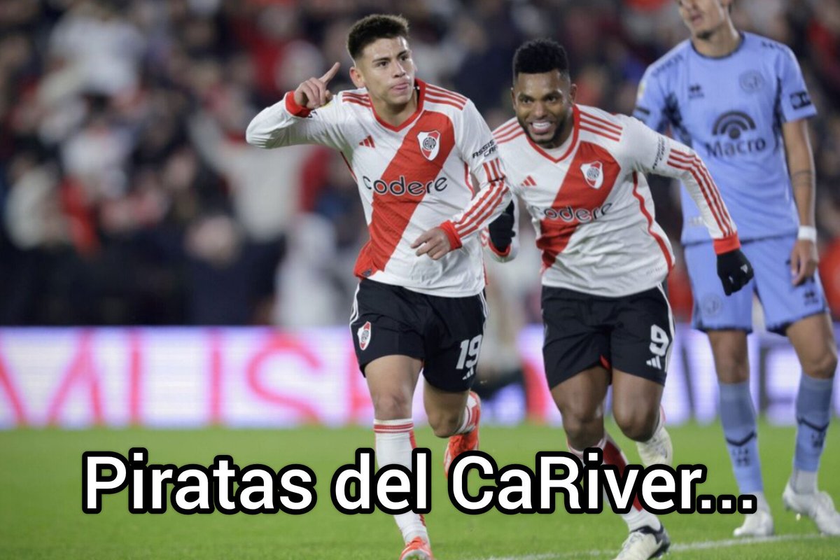 El Millo venció claramente a Belgrano, y continúa por la senda de la victoria...Fue 3-0 con goles de #Echeverri, #Colidio y #Solari...#VamosRiver