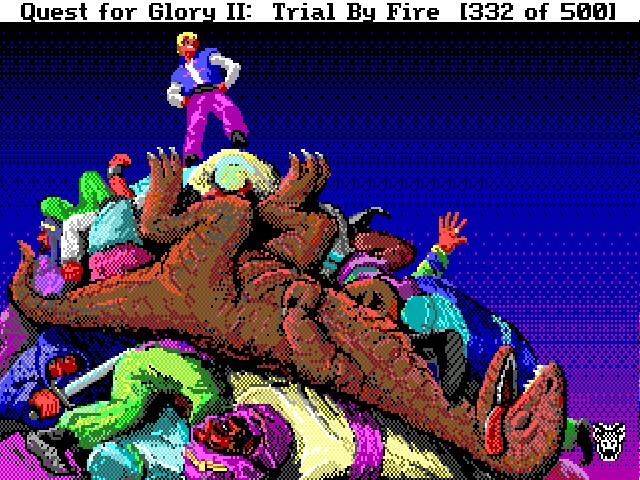 🦸‍♀️🦸🦸‍♂️

💪

Quest for Glory II: Trial by Fire (1990)

#Victory #QuestForGlory #SierraOnLine #SierraGames #Sierra #AdventureGame #PointAndClick #RetroGaming #RetroGames #RetroGamer #Nerd #Geek #PcGaming #PcGames #DOSGaming #Gaming #VideoGames #Games #Collector #90s