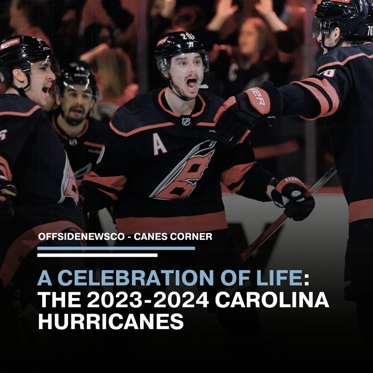 'It's a celebration for tailgating, for smoked meat in the parking lot of PNC Arena, for honouring the trademark of 'The Loudest House in the NHL.''

Read our #CauseChaos eulogy here: tinyurl.com/3u7yz7px