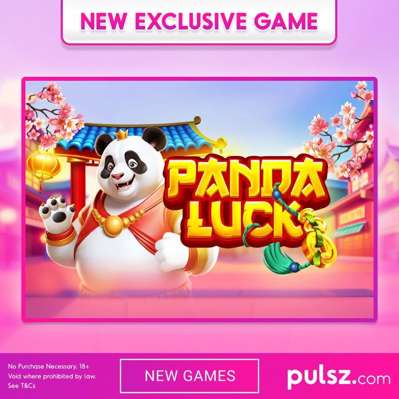 Ready for another Pulsz exclusive? Introducing Panda Luck 🐼🎍 Let our cuddly panda giant guide you to huge wins. Play it first on Pulsz.com