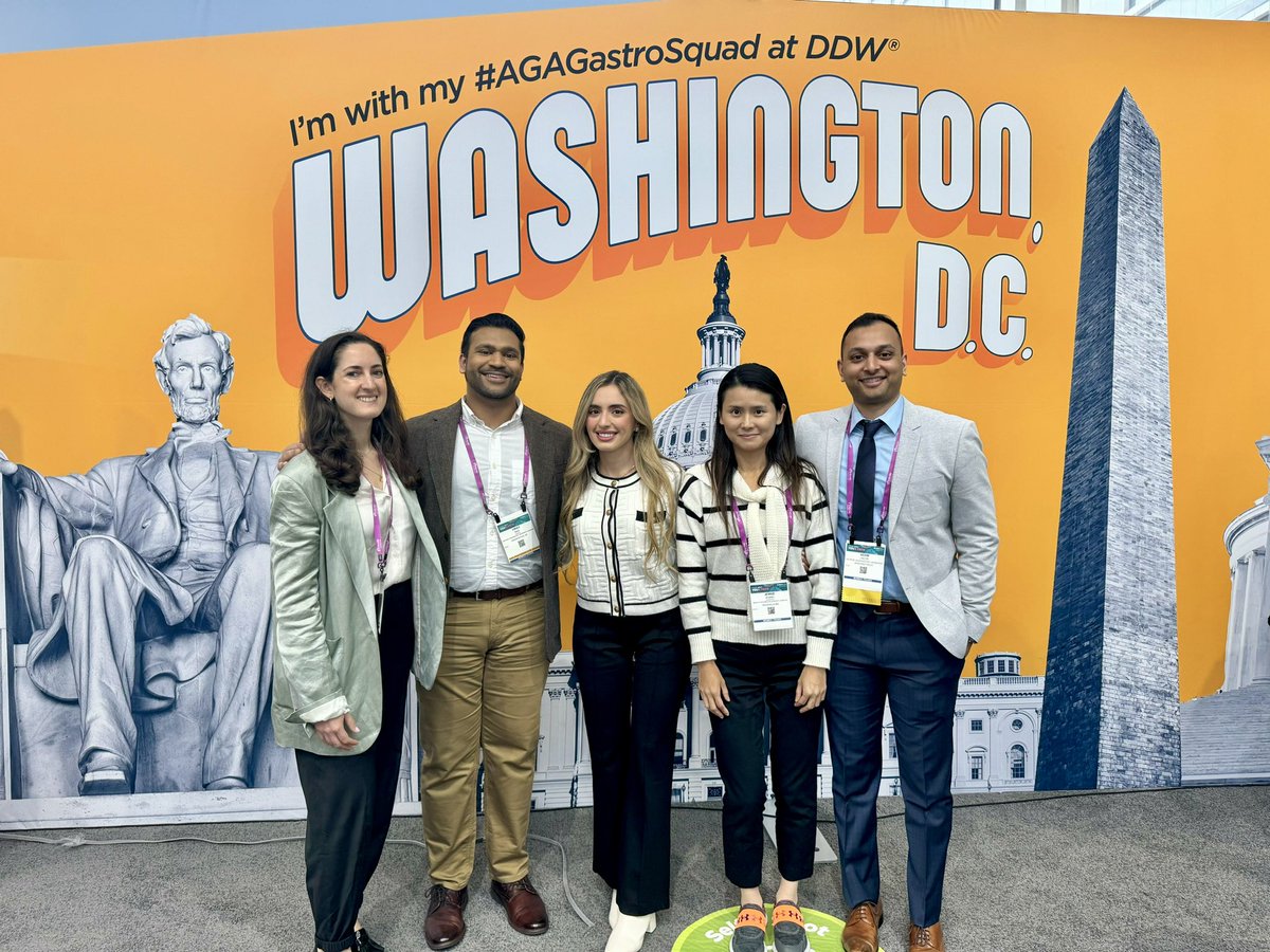 Fun times #DDW2024… we see you on top that leaderboard <a href="/LRaddaoui/">Leen Raddaoui, MD</a>!! <a href="/AdamMJacob/">Adam M. Jacob, DO</a> <a href="/VRaoMD/">Vinay Rao, MD</a> <a href="/JennieZhang12/">Jennie Zhang, MD</a>
