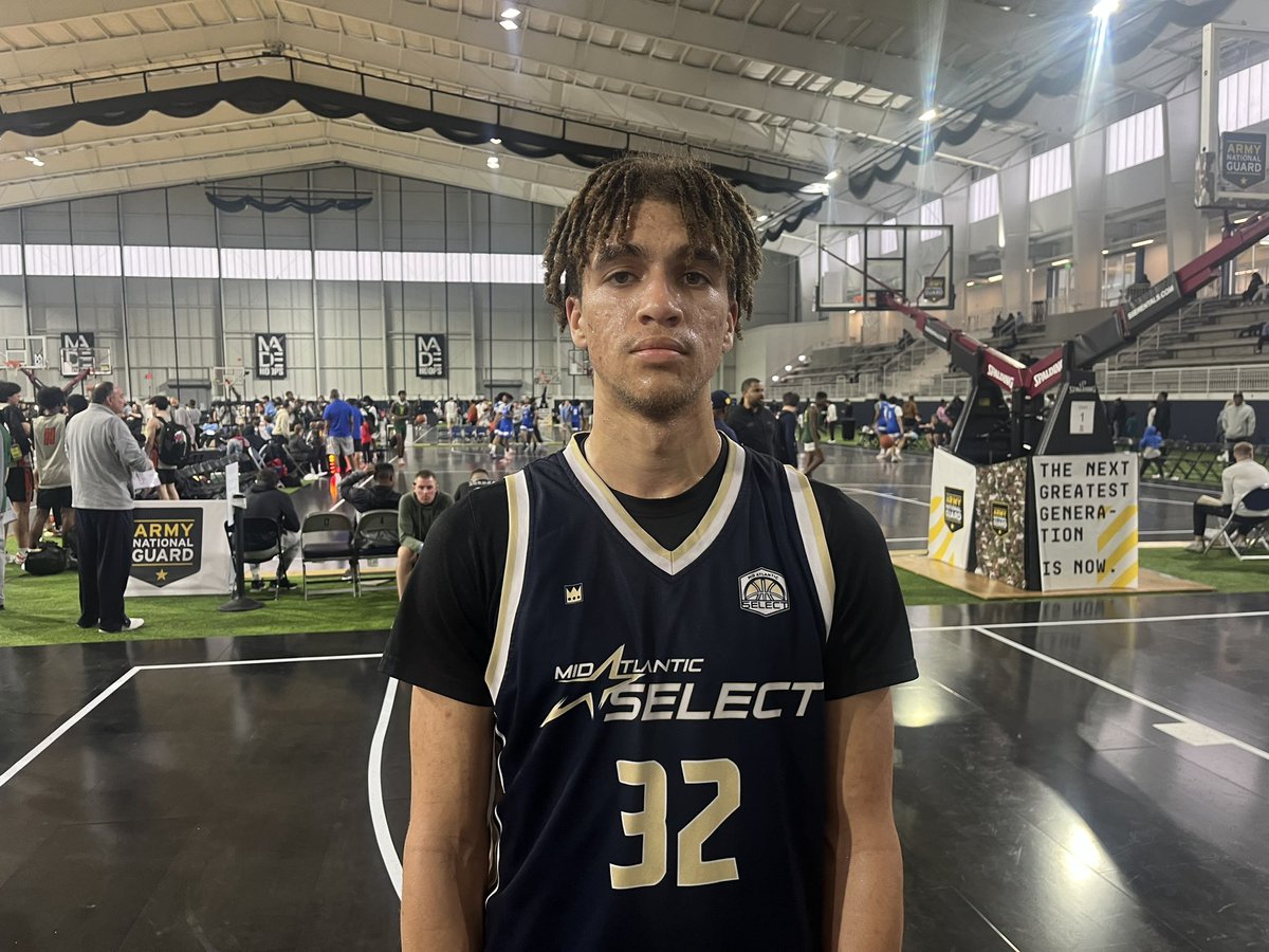 Nice Saturday showing for ‘24 @MASAAUBB G Matthew Shelton. Knocked down a handful of 3’s in their first game of the day & displayed his bouncy athleticism w/ plays around the rim this afternoon. Official visits set to Anderson & Lincoln Memorial. 📈