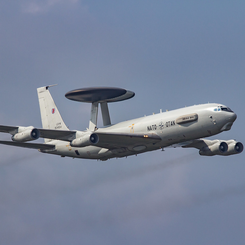 NATO Boeing E-3A Sentry AWACS LX-N90454                   #nato #sentry #highlight #plane #sky #outdoor #transport #airtravel #vehicle #jetaircraft #aerospaceengineering #flight #aircraftengine #flap #jet (Flickr 14.09.2014) flickr.com/photos/7489441…