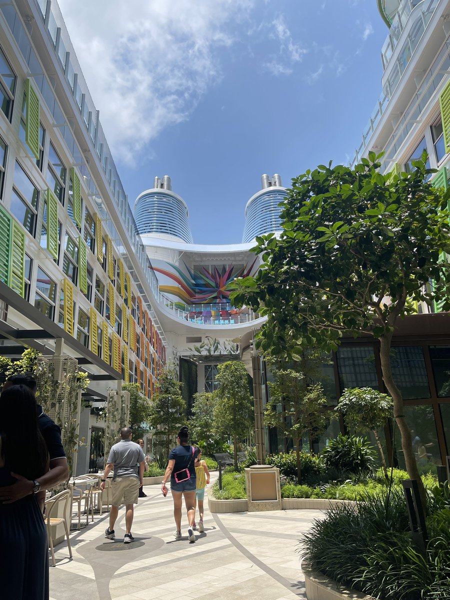 This ship is absolutely insane!

20 decks/floors. Ice skating rink. 2-3 theaters for shows. Like 20 places to eat, most all you can eat and delicious food.

#IconoftheSeas