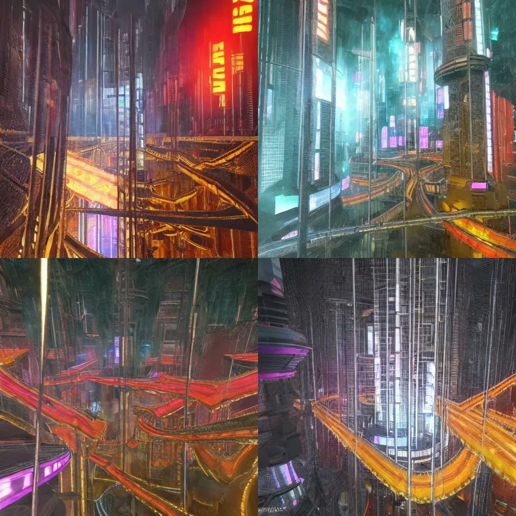 lakesideSSBM's tweet photo. I trained an AI to recreate environments in the F-Zero GX graphic style. The results are pretty interesting! 😂 Check out the high-res images here: https://t.co/yswKhQvWzK
 #AIGraphics #FZeroGX https://t.co/YdcrRaqok1