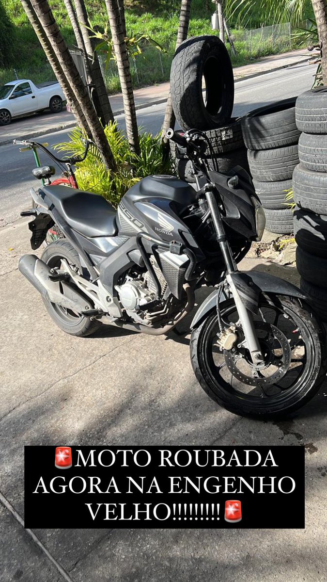 🚨MOTO ROUBADA AGORA NA BOIUNA🚨