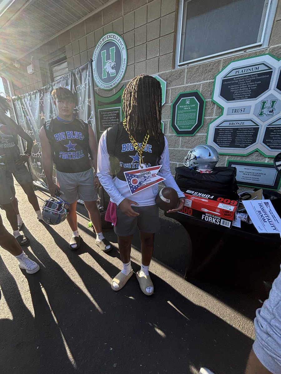 MVP at the #OH7on7MediaShowcase <a href="/CoachGill37/">Chris Gillam</a> <a href="/BigBlueFB/">Hamilton Football</a> <a href="/CoachJDV/">J.D. Vonderheide</a>