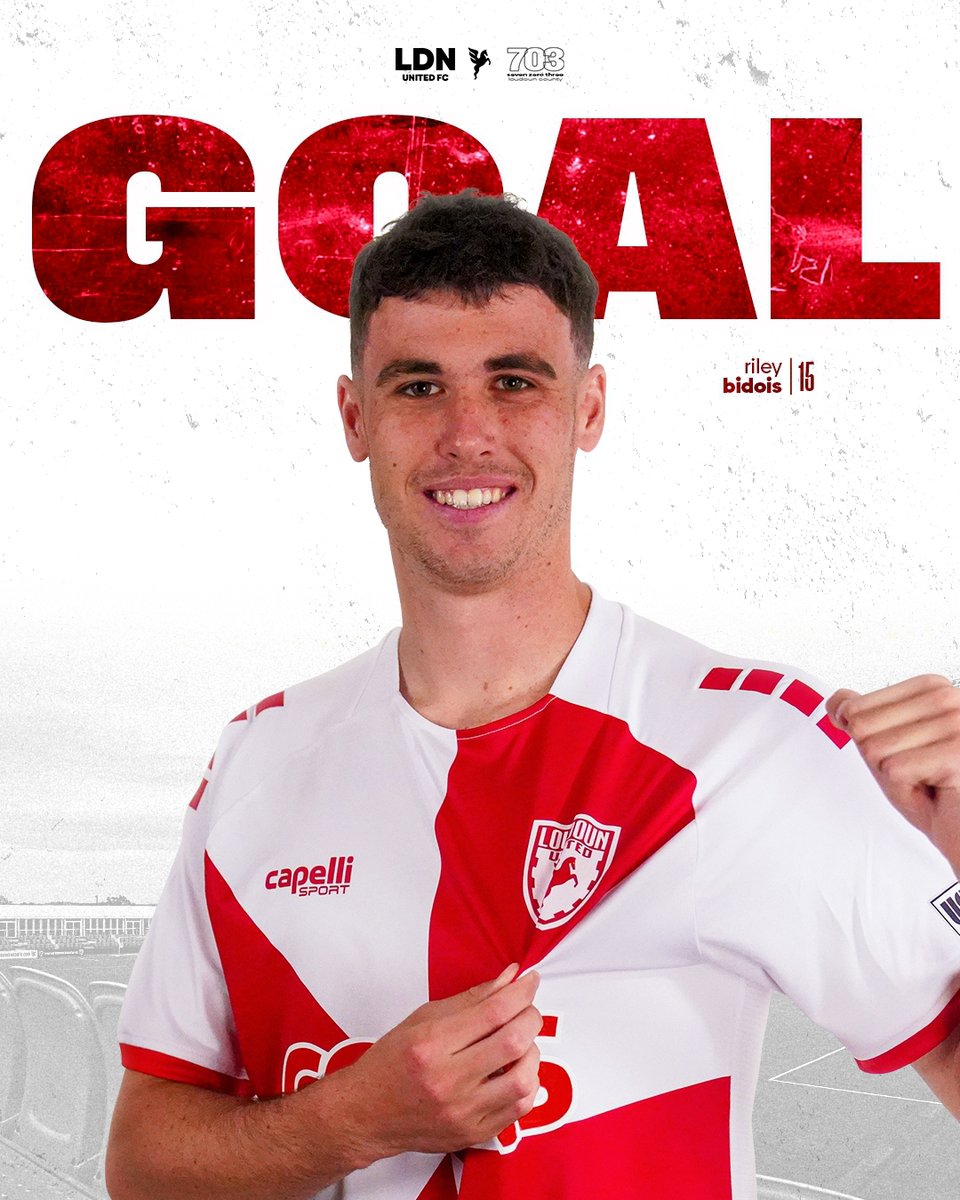 LoudounUnitedFC's tweet photo. 9β | Loudoun 1-0 Monterey Bay
GO ON RILEY!!!! Bidois opens up his account for the Red-and-White on cheeky chip!
#LDNvMB | #LoudAndUnited https://t.co/XNa6C1YQkw