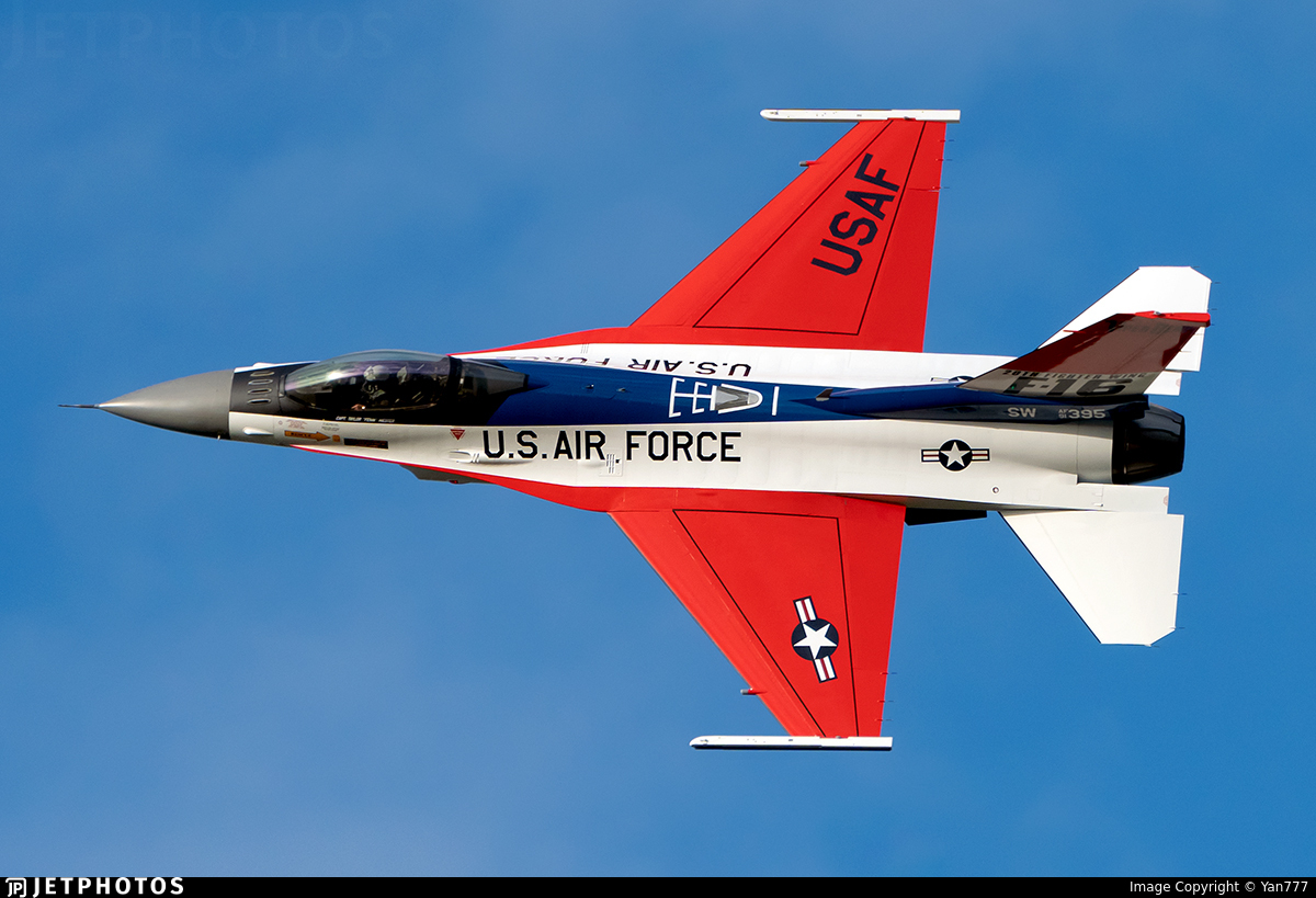 The US Air Force F-16 Demonstration Team's new 50th anniversary