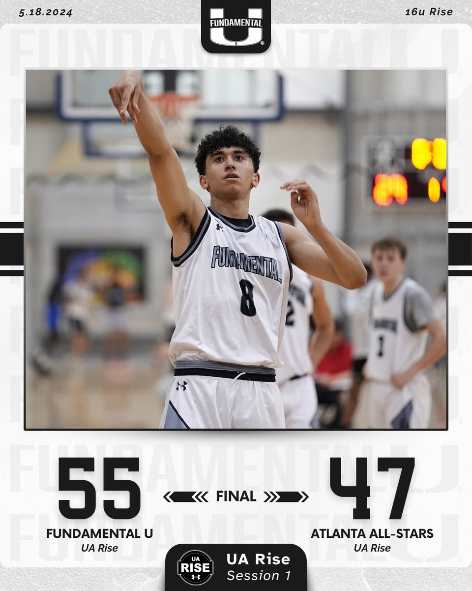 16u Rise with another hard-fought win against a talented &amp; well-coached Atlanta All-Stars squad! #TheStandard

Adam Anwar - 20p
Panayiotis Sotos - 13p
Trey Brost - 11p

<a href="/RiseCircuit/">UA Rise Circuit</a> #FUFamily