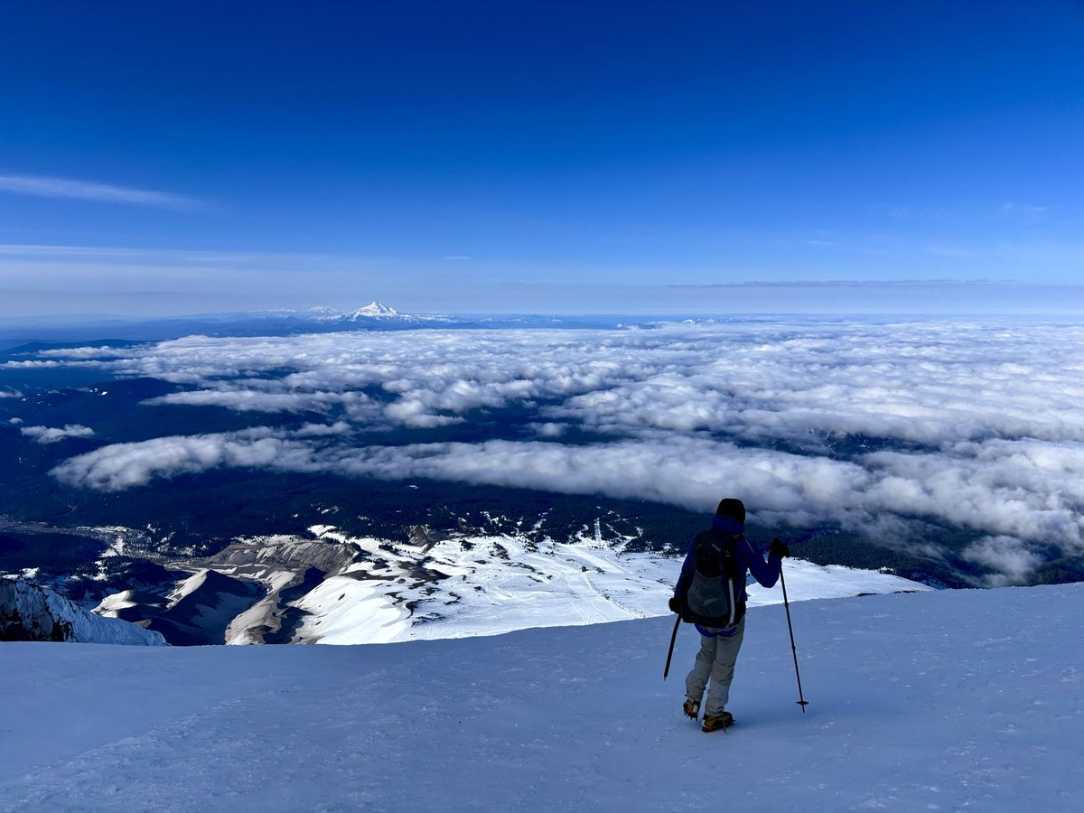 Summit of Mt Hood.  Such a surreal place to be walking alongside volcanic vents.