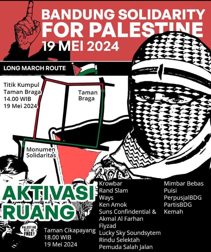 dina_sulaeman's tweet image. Aksi di Bandung hari ini
#FREEPALESTINE