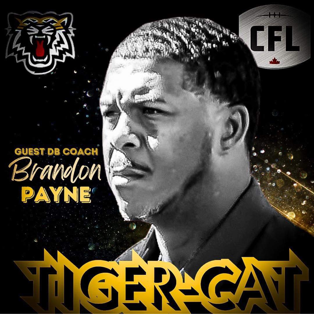 It was an honor getting back to the CFL & being a guest DB coach for the Hamilton @Ticats 2024 Training Camp & thank you to Coach Scott & Coach Washington for giving me the opportunity! #Blessed #HighFavored #TheHammer #GoTicats 🙌🏾✅