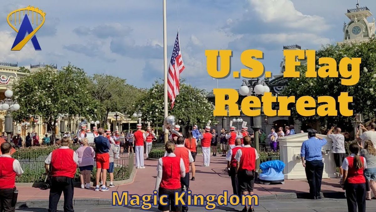 Magic Kingdom Flag Retreat Ceremony buff.ly/3ww9RqP