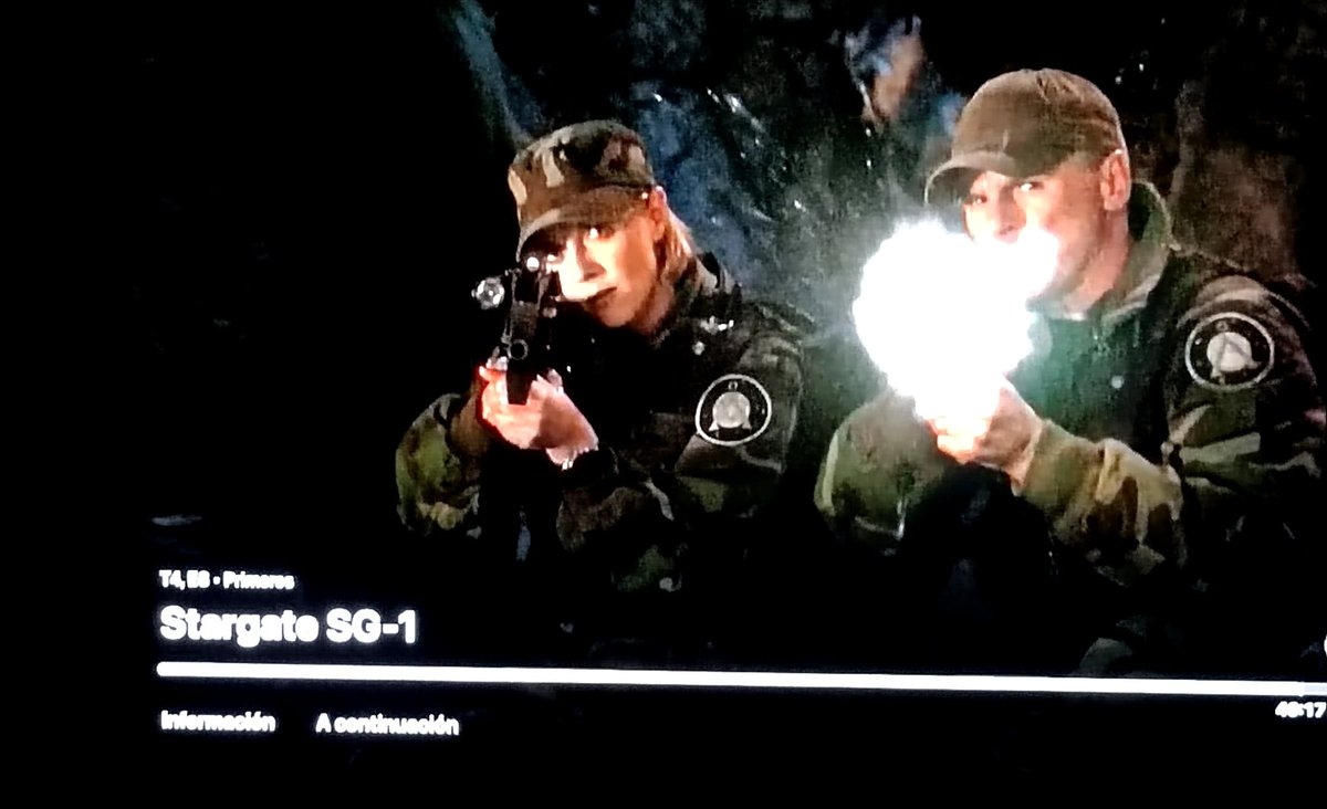 Finally reached the episode in 'Stargate SG1' where they use the P90's for the first time. Bless that squirrel and her interplanetary service o7