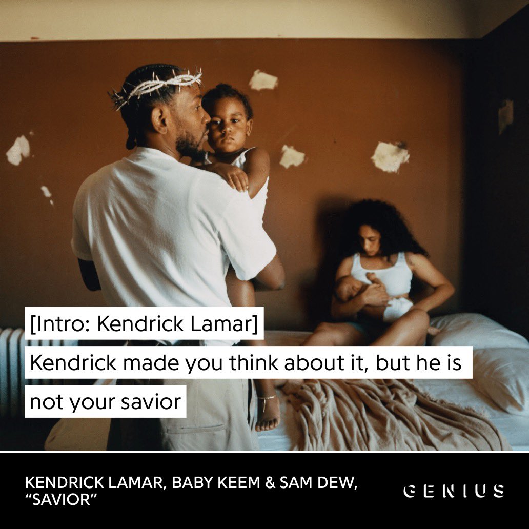 Kendrick literally tried to tell yall