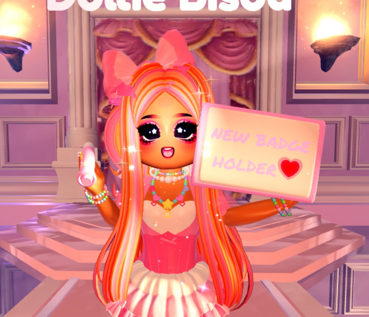 once all the new badge holders are revealed they should take a group pic with their board! i think it could be very cute 👑💗✨

#royalehigh #RHTC #RH