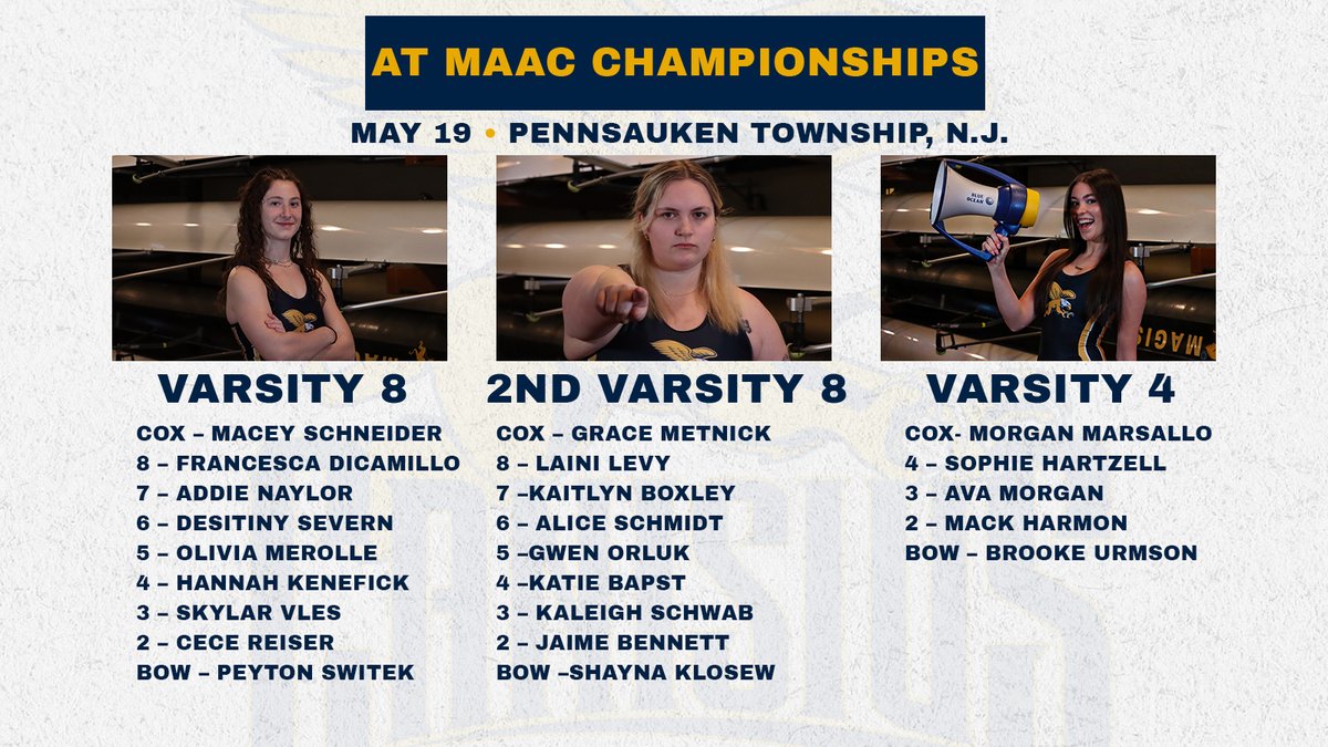 Here are our lineups for today's <a href="/MAACSports/">#MAACSports</a> Championships

#Griffs