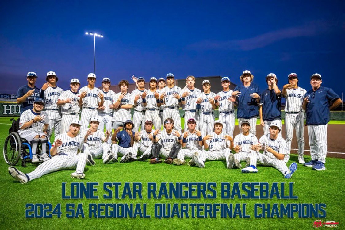 Regional Quarterfinal Champions! Lone Star will face Forney in the Regional Semifinals this week. See you at the field! Lone Star vs. Forney Game 1: 5/22 (Wednesday), @ 8 PM Game 2: 5/23 (Thursday), @ 8 PM Game 3: 5/25 (Saturday), if necessary, @ 12 PM All games will be