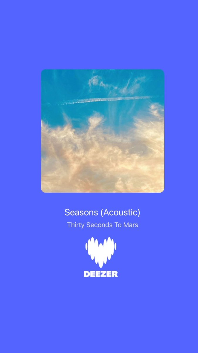 Reminder to stream Seasons Acoustic, available on @Deezer 🕺🏻🎶 Listen here: deezer.page.link/SyuWDkpoFvwjyR…