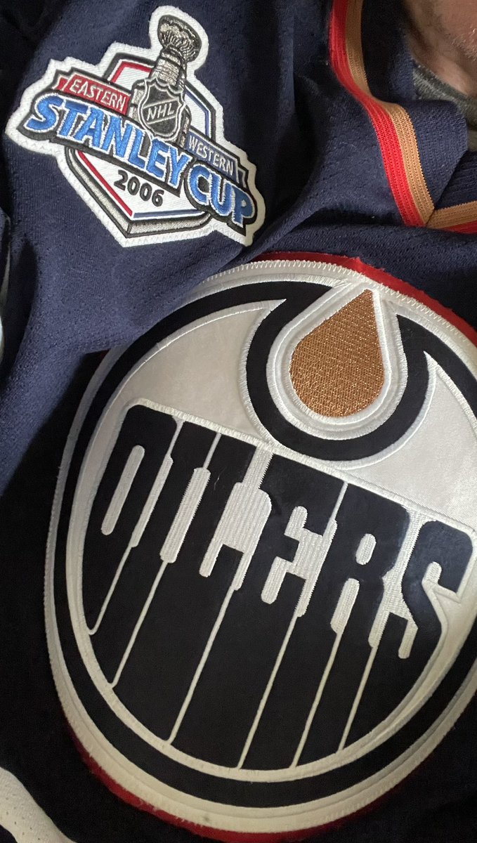 Won the last home game I wore it so #RunItBack #LetsGoOilers