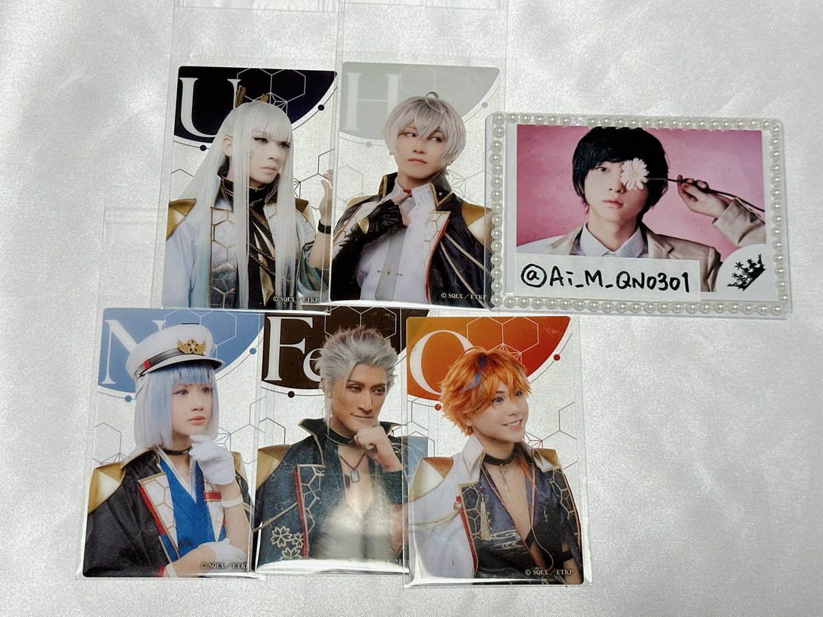 【交換】結合男子 ランダムクリアカード クリカ

譲→朔(髙橋).栄都(高野).七瀬(西山).仁武(磯野).九慈(吉高)

求→玖苑(荒牧).四季(早乙女)

本日、マチネ前または休憩中に手渡し
検索からでもお気軽にお声掛けください