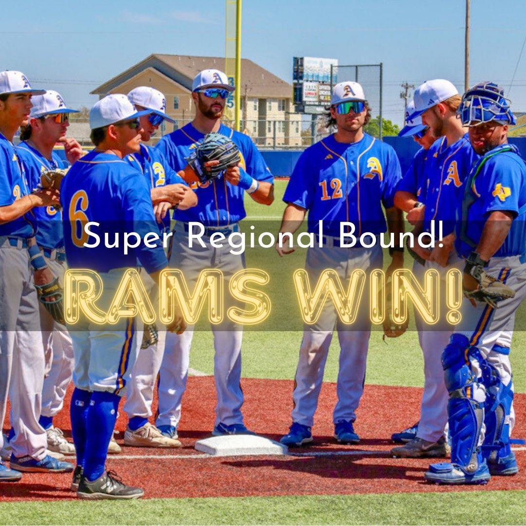 Rams Win! Super Regional Bound! #ComeAndTakeIt