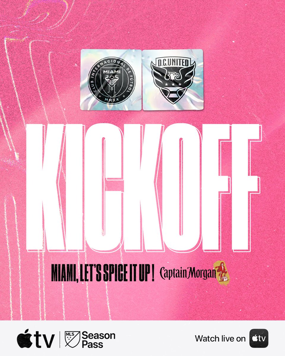 Miami, let's spice it up 🤜 #MIAvDC | Tune in here: intermiamicf.co/MIAvDCstream