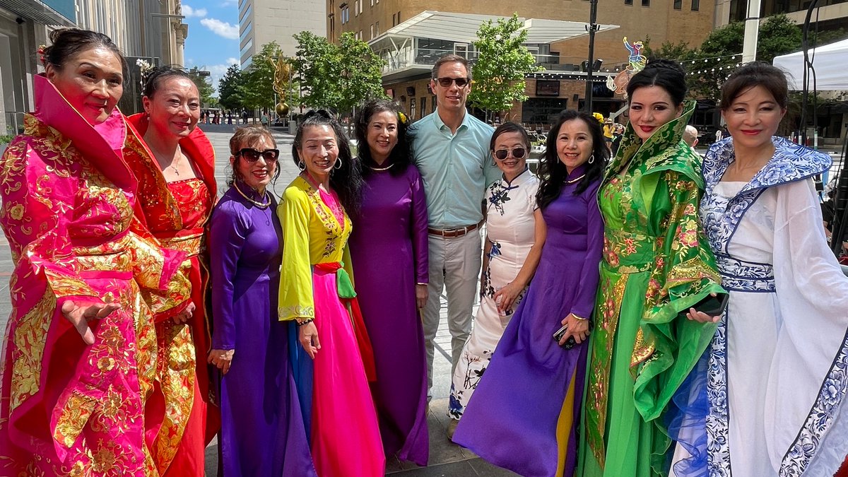 Diversity is our strength — a woven tapestry that makes our community strong, exciting, and unique. Pleased to join the @AsianChamberTX and take part in today's Asian American, Native Hawaiian, & Pacific Islander Celebration festivities. #TXLege #SD16 #AANHPI