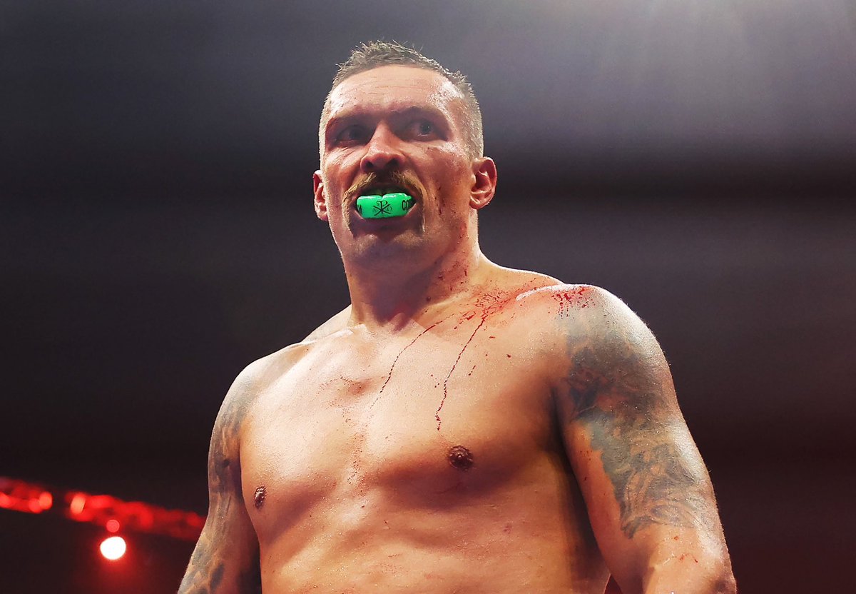 🥊 Oleksandr Usyk is the  first undisputed heavyweight champion of the four-belt era!! 🇺🇦🥊