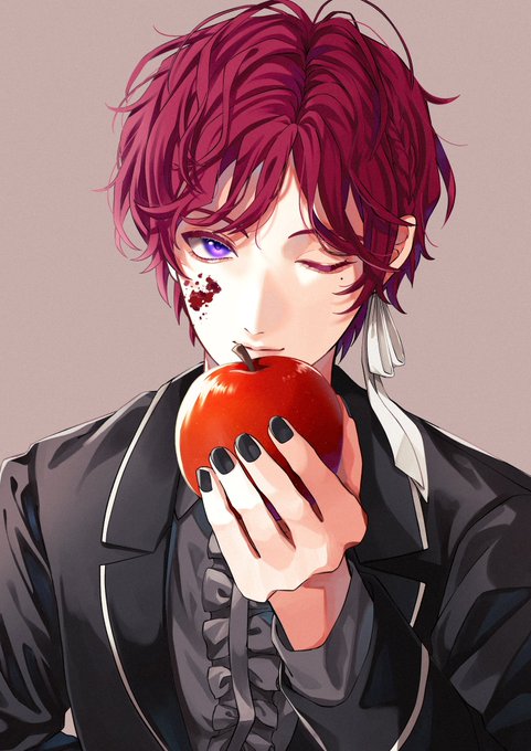 「林檎 何かを持っている」のTwitter画像/イラスト(新着)
