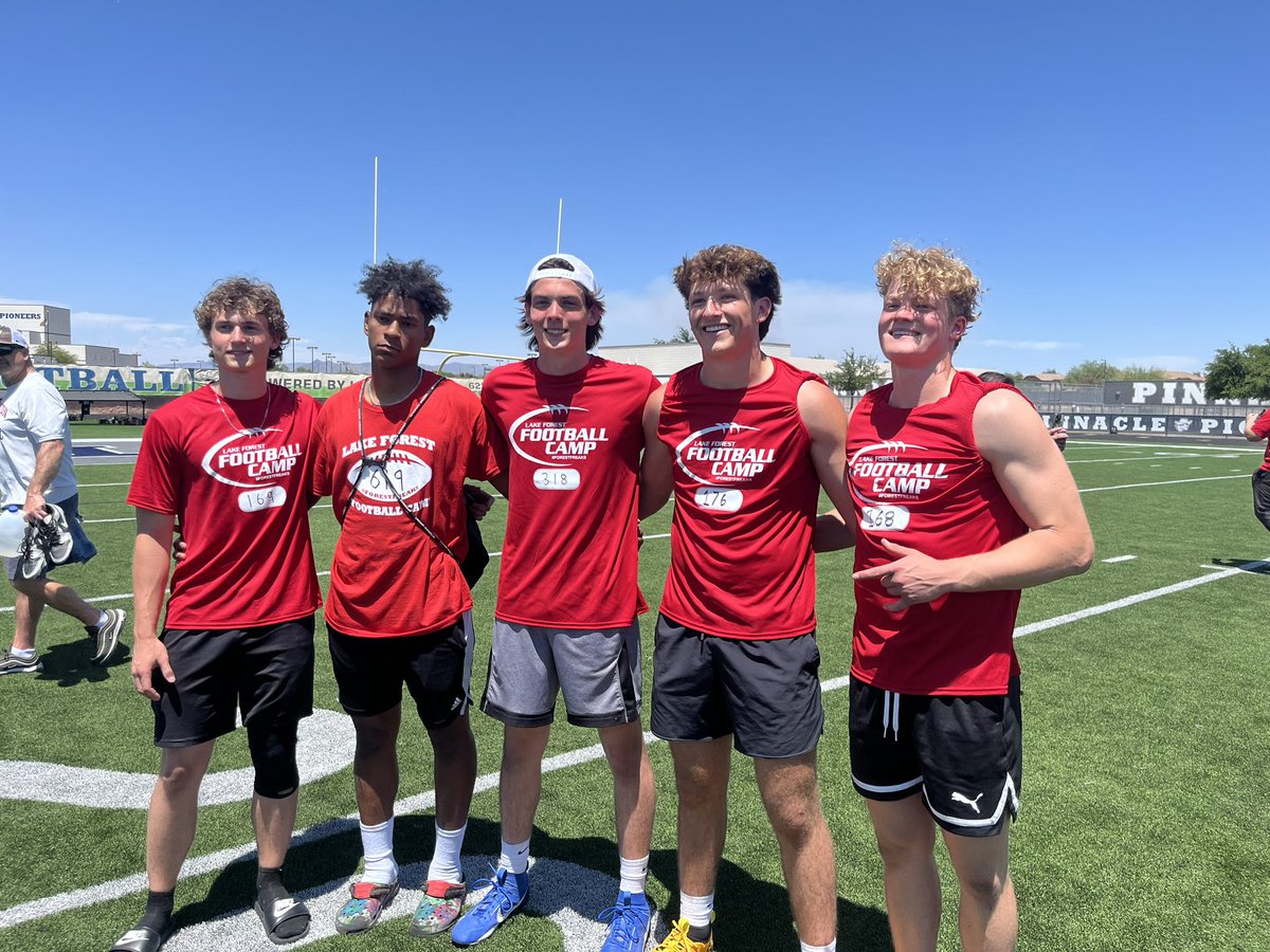 Thank you @LFC_FOOTBALL for a great camp! Guys got reps and had great conversations with coaches. Was great to talk it up with @CodyTCameron @N_Rock17 @KyleMorgan_XOS @JUSTCHILLY Always a pleasure seeing coaches as well @Coach_Mistro @jfederico8 @MarcusAdams_51 @CoachWillits
