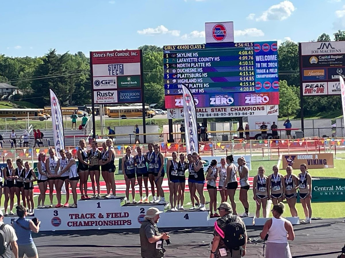 Proud is an understatement.  These girls walked off of the track last year disappointed in a 3rd place finish in this exact race.  They had the goal of winning it this year and nothing would get in their way of that goal.  No matter how many things tried! Congrats!