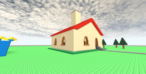 I cannot wait to see roblox's out-of-touch corporate recreation of what 'Classic Roblox' was like. Like trying to create an appeal to a classic era that didn't exist, literally nobody used neo-classic faces. And i truly wonder how many times we're gonna see this house in games