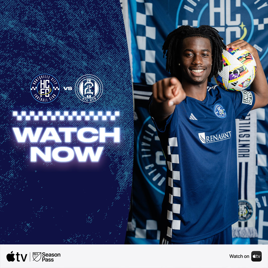 We are underway at Wicks Family Field 🚀 

Watch the Boys in Blue take on Atlanta on #MLSSeasonPass on <a href="/AppleTV/">Apple TV</a> ⬇️ 
apple.co/3UEJAOT