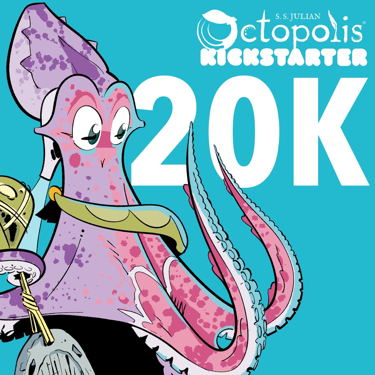 Octopolis has raised over 20k within the first week of the campaign! Thank you all so much this is a dream come true.