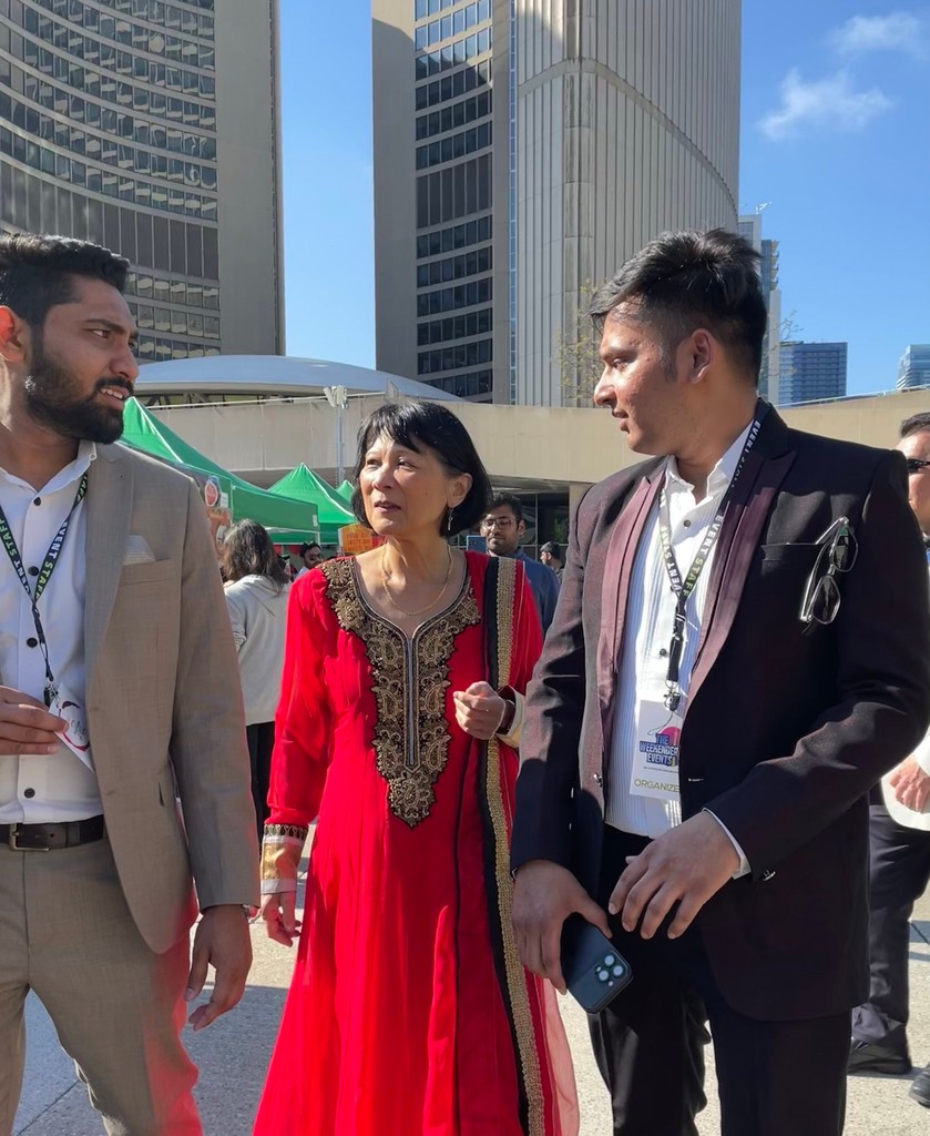 Festival season is on! Loved stopping by the Flavours & Arts of India festival at Nathan Phillips Square this afternoon. It continues tomorrow. Toronto’s story has always been one of people working together and every festival is a testament to community.