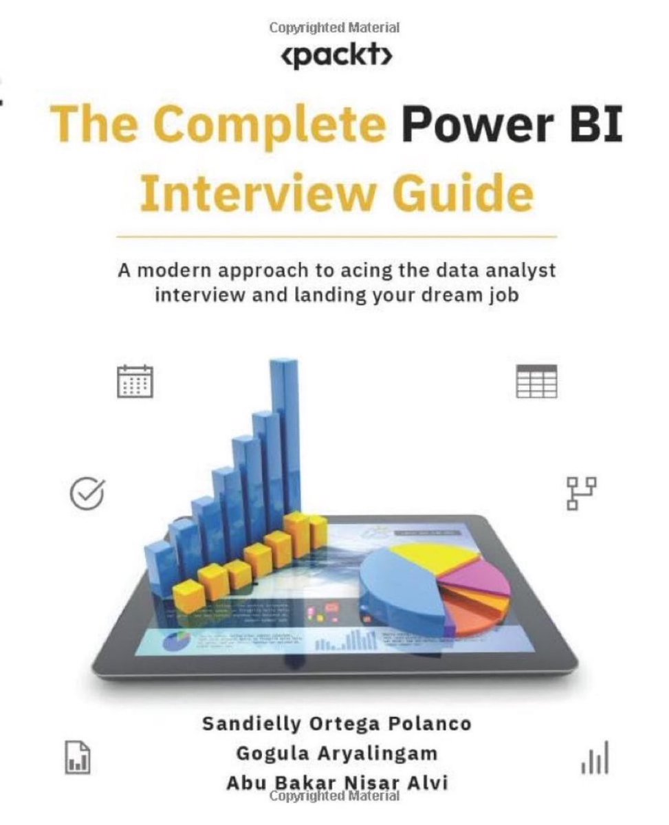 The Complete #PowerBI Interview Guide — A modern approach to acing the data analyst interview and landing your dream job: amzn.to/4aWwcga from @PacktPublishing
————
#DataAnalyst #DataScientist #DataScience #Analytics #DataAnalytics #BI #CDO