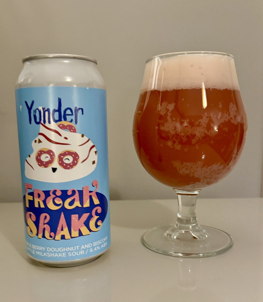 Needed something to clear the pallet after that impy stout and this crazy sour from Yonder Brew is doing the job👌🏻